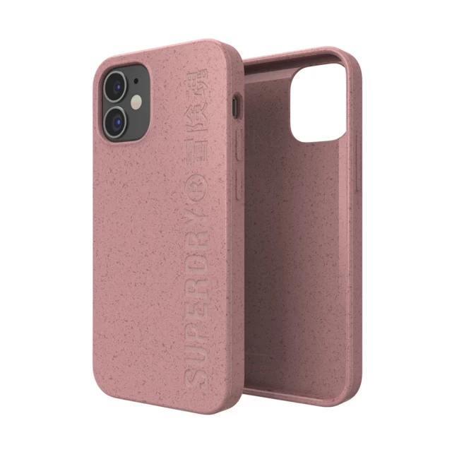 Чехол SuperDry Snap Compostable Case для iPhone 12 mini Pink (8718846086240)