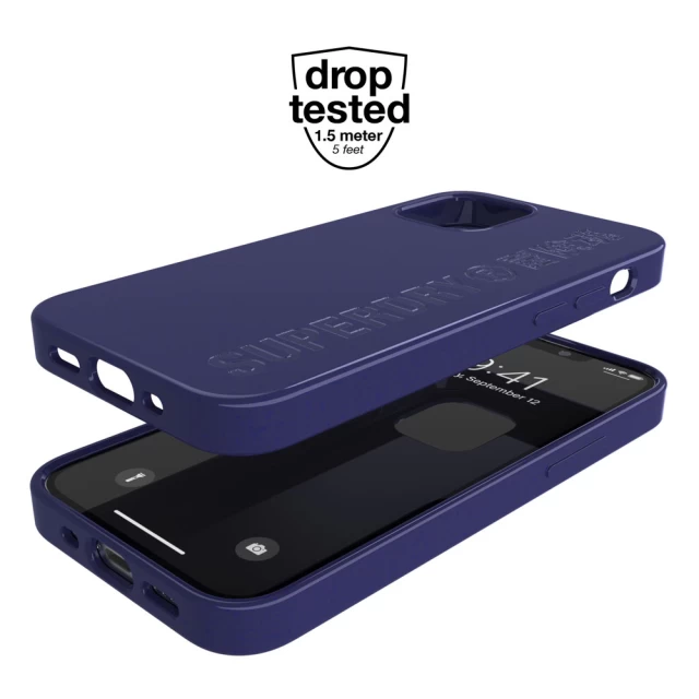 Чехол SuperDry Snap Compostable Case для iPhone 12 mini Navy (8718846086301)
