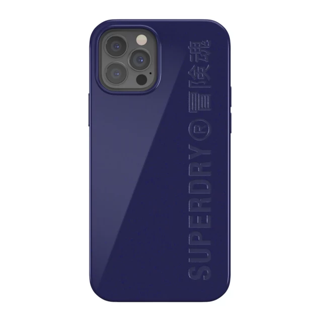 Чохол SuperDry Snap Compostable Case для iPhone 12 | 12 Pro Navy (8718846086318)