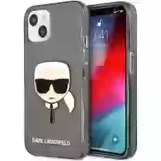 Чохол Karl Lagerfeld Full Glitter для iPhone 13 Black (KLHCP13MKHTUGLB)