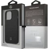 Чехол Mercedes для iPhone 13 Pro Max Leather Perforated Black (MEHCP13XDELBK)