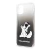 Чохол Karl Lagerfeld Liquid Glitter Choupette Fun для iPhone 11 Pro Black (KLHCN58CFNRCBK)