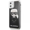 Чехол Karl Lagerfeld Liquid Glitter Karl для iPhone 11 Black (KLHCN61ICGBK)