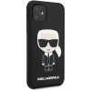 Чехол Karl Lagerfeld Silicone Iconic для iPhone 11 Black (KLHCN61SLFKBK)