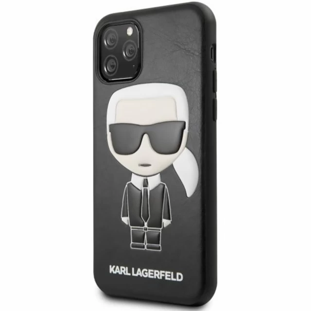 Чохол Karl Lagerfeld Iconic Karl Embossed для iPhone 11 Pro Black (KLHCN58IKPUBK)