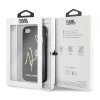 Чехол Karl Lagerfeld Signature Glitter для iPhone 7/8 SE 2020 Black (KLHCI8DLKSBK)