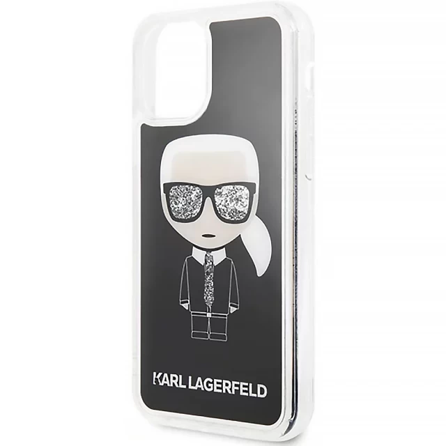 Чехол Karl Lagerfeld Iconic Glitter для iPhone 11 Pro Black (KLHCN58ICGBK)