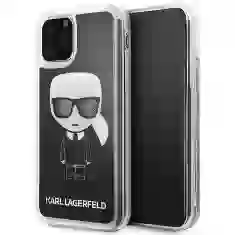 Чехол Karl Lagerfeld Iconic Glitter для iPhone 11 Pro Black (KLHCN58ICGBK)