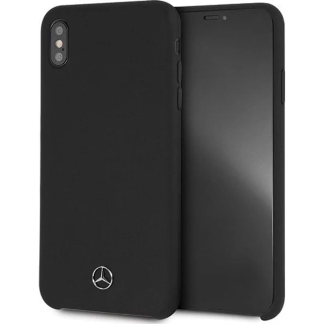 Чохол Mercedes для iPhone XS Max Silicone Line Black (MEHCI65SILBK)