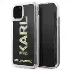 Чехол Karl Lagerfeld Karl Logo Glitter для iPhone 11 Pro Black (KLHCN58KAGBK)