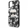 Чохол Karl Lagerfeld Flower Iconik Karl для iPhone 11 Black (KLHCN61FLFBBK)