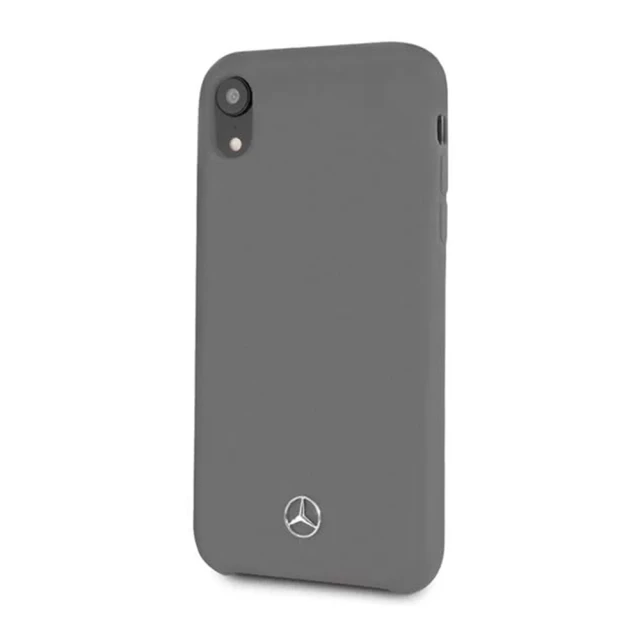 Чехол Mercedes для iPhone XR Silicone Line Gray (MEHCI61SILGR)