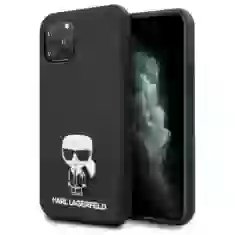 Чохол Karl Lagerfeld Saffiano Iconik для iPhone 11 Pro Black (KLHCN58IKFBMBK)