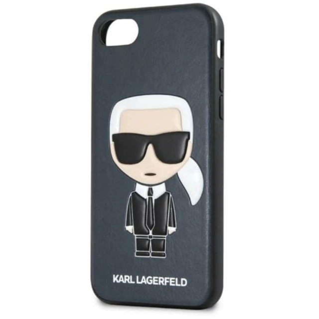 Чохол Karl Lagerfeld Iconic Karl Embossed для iPhone 7/8 SE 2020 Blue (KLHCI8IKPUBL)