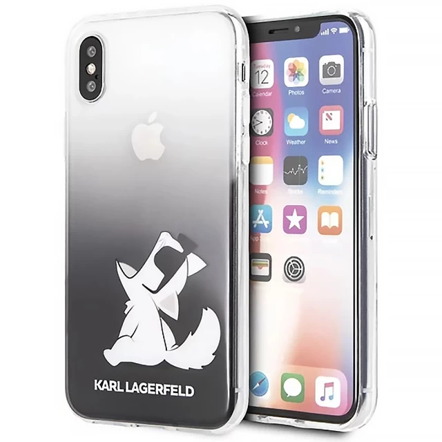 Чохол Karl Lagerfeld Choupette Fun для iPhone XS | X Black (KLHCPXCFNRCBK)