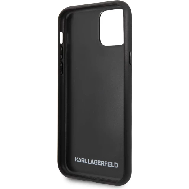 Чехол Karl Lagerfeld Lizard для iPhone 11 Pro Black (KLHCN58TJKBK)