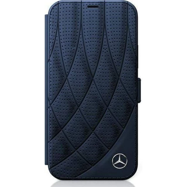 Чехол Mercedes для iPhone 12 mini Bow Line Navy Blue (MEFLBKP12SDIQNA)