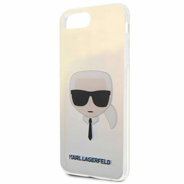Чехол Karl Lagerfeld Iconik Karl для iPhone 7/8 Plus White (KLHCI8LPCKHML)