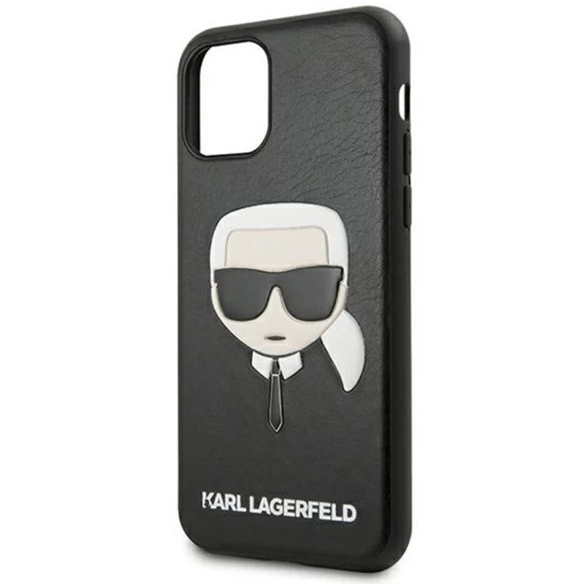 Чехол Karl Lagerfeld Iconik Karl для iPhone 11 Pro Max Black (KLHCN65KHBK)