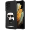 Чохол Karl Lagerfeld Silicone Iconic для Samsung Galaxy S21 Ultra G998 Black (KLHCS21LSLFKBK)