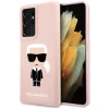 Чехол Karl Lagerfeld Silicone Iconic для Samsung Galaxy S21 Ultra G998 Light Pink (KLHCS21LSLFKPI)