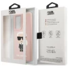 Чохол Karl Lagerfeld Silicone Iconic для Samsung Galaxy S21 Ultra G998 Light Pink (KLHCS21LSLFKPI)