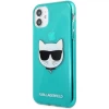 Чехол Karl Lagerfeld Glitter Choupette Fluo для iPhone 11 Blue (KLHCN61CHTRB)
