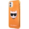 Чохол Karl Lagerfeld Glitter Choupette Fluo для iPhone 11 Orange (KLHCN61CHTRO)