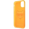 Чохол Karl Lagerfeld Glitter Choupette Fluo для iPhone 11 Orange (KLHCN61CHTRO)