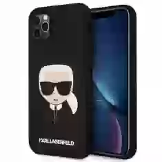 Чохол Karl Lagerfeld Karl's Head для iPhone 11 Pro Max Black (KLHCN65SLKHBK)