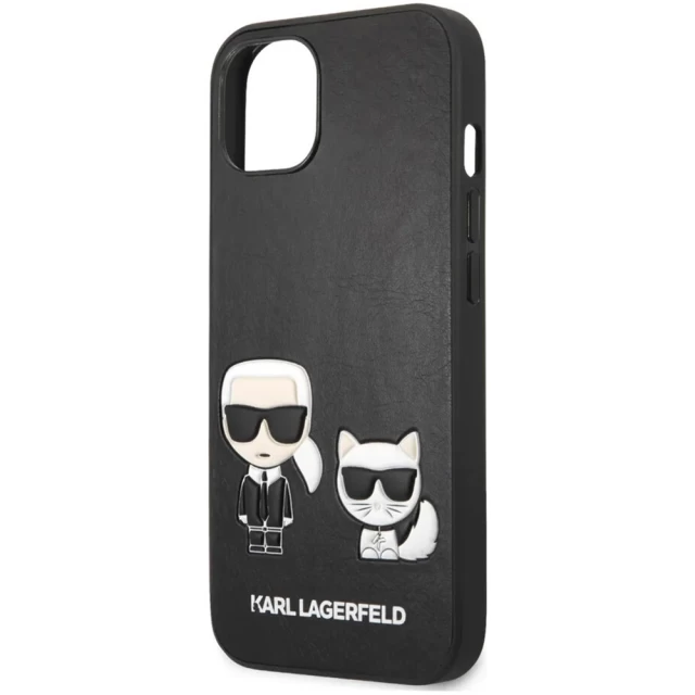 Чохол Karl Lagerfeld Karl & Choupette для iPhone 13 Black (KLHCP13MPCUSKCBK)