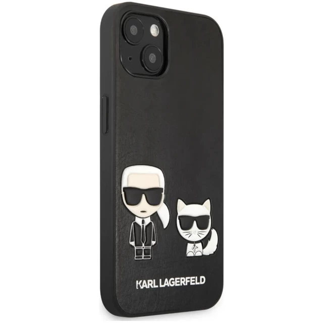 Чохол Karl Lagerfeld Karl & Choupette для iPhone 13 Black (KLHCP13MPCUSKCBK)