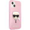 Чохол Karl Lagerfeld Karl's Head для iPhone 13 Pink (KLHCP13MKHTUGLP)