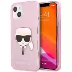 Чехол Karl Lagerfeld Karl's Head для iPhone 13 Pink (KLHCP13MKHTUGLP)
