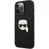 Чехол Karl Lagerfeld Karl Head Metal Logo для iPhone 13 Pro Max Black (KLHCP13XPKMK)