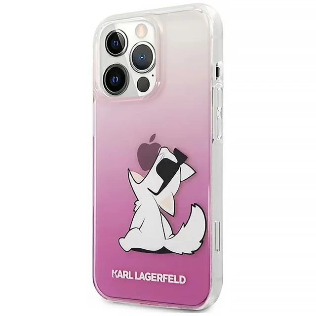 Чехол Karl Lagerfeld Choupette Fun для iPhone 13 Pro Max Clear (KLHCP13XCFNRC)