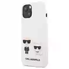 Чехол Karl Lagerfeld Karl & Choupette для iPhone 13 mini White (KLHCP13SSSKCW)