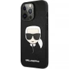 Чохол Karl Lagerfeld Saffiano Iсonik Karl's Head для iPhone 13 Pro Max Black (KLHCP13XSAKHBK)