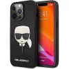 Чохол Karl Lagerfeld Saffiano Iсonik Karl's Head для iPhone 13 Pro Max Black (KLHCP13XSAKHBK)