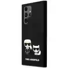 Чехол Karl Lagerfeld Karl & Choupette для Samsung Galaxy S22 Ultra G908 Black (KLHCS22LSSKCK)