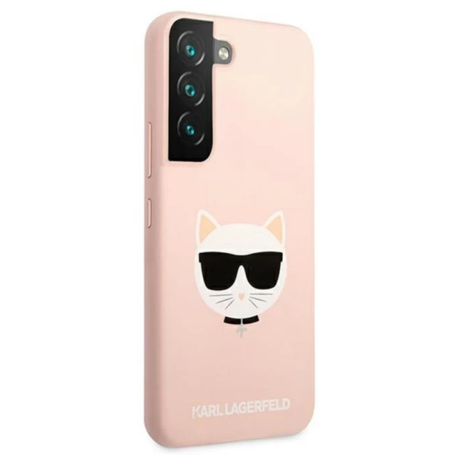 Чехол Karl Lagerfeld Silicone для Samsung Galaxy S22 S901 Pink (KLHCS22SSLCHPI)
