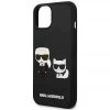 Чохол Karl Lagerfeld Gradient Iconik Karl & Choupette для iPhone 14 Plus Black (KLHCP14M3DRKCK)