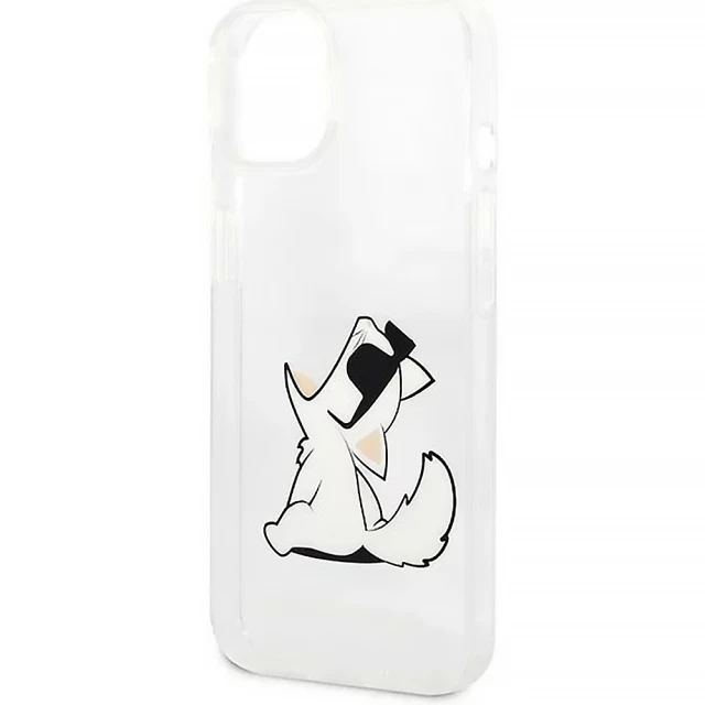 Чохол Karl Lagerfeld Choupette Fun для iPhone 14 Plus Transparent (KLHCP14MCFNRC)