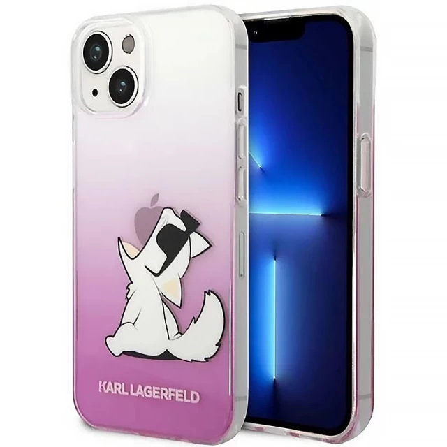 Чохол Karl Lagerfeld Choupette Fun для iPhone 14 Plus Pink (KLHCP14MCFNRCPI)