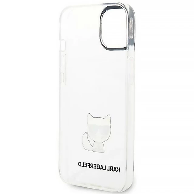 Чохол Karl Lagerfeld Choupette Body для iPhone 14 Plus Transparent (KLHCP14MCTTR)