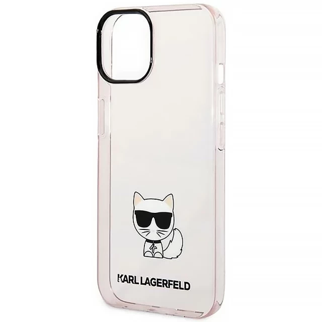 Чохол Karl Lagerfeld Choupette Body для iPhone 14 Plus Pink (KLHCP14MCTTRI)