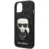 Чехол Karl Lagerfeld Glitter Flakes Iconik для iPhone 14 Plus Black (KLHCP14MGFKPK)