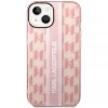 Чехол Karl Lagerfeld Mono Vertical Stripe для iPhone 14 Plus Pink (KLHCP14MHKLSPCP)