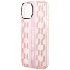 Чохол Karl Lagerfeld Mono Vertical Stripe для iPhone 14 Plus Pink (KLHCP14MHKLSPCP)