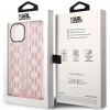 Чехол Karl Lagerfeld Mono Vertical Stripe для iPhone 14 Plus Pink (KLHCP14MHKLSPCP)